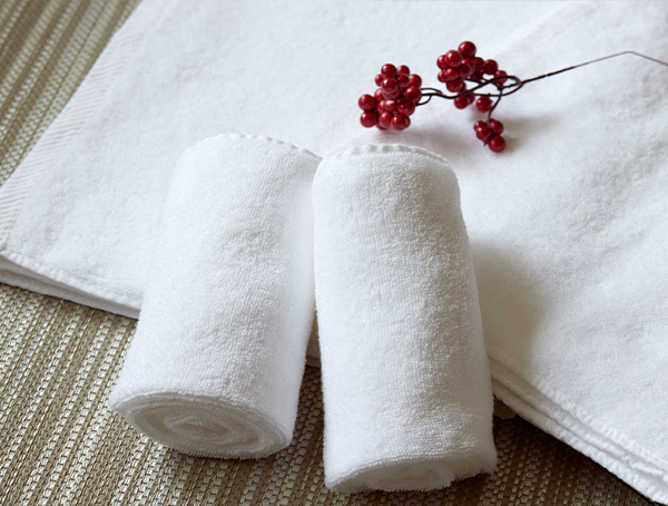 コーマ糸のタオル