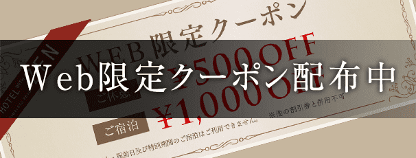 Web限定クーポン配布中